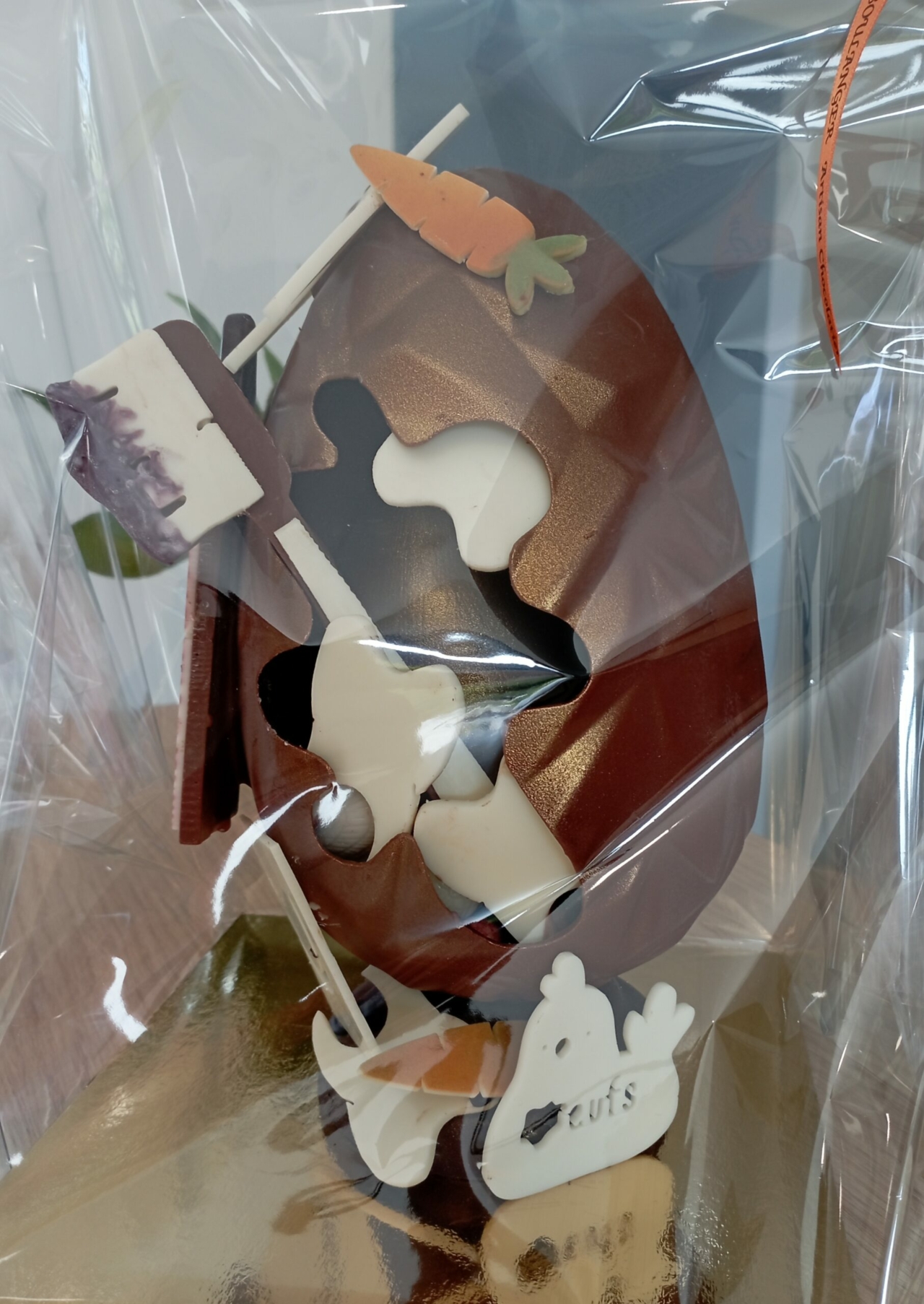 structure en chocolat concours de paques