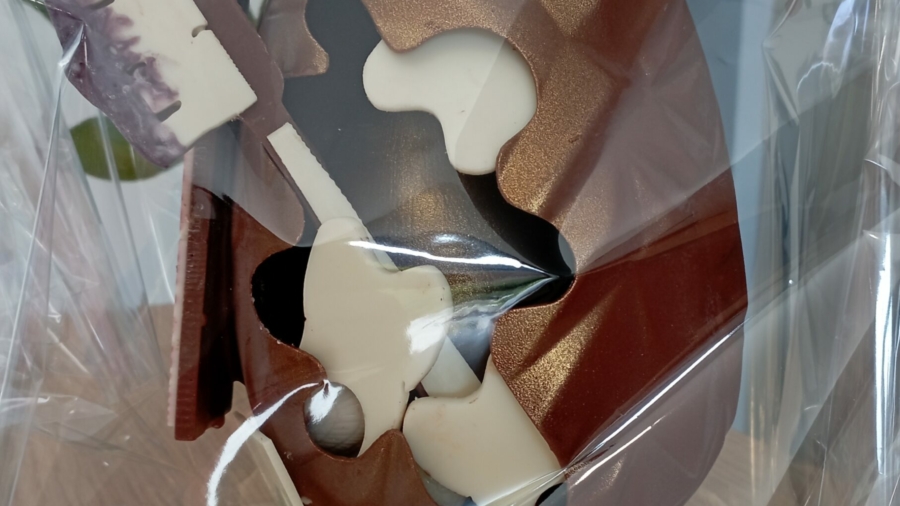 structure en chocolat concours de paques