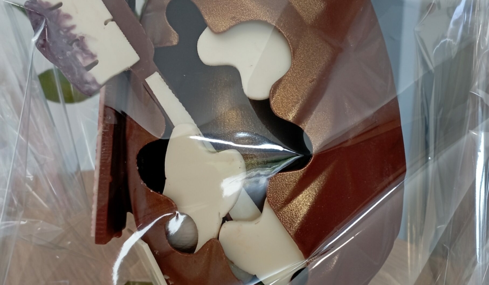structure en chocolat concours de paques